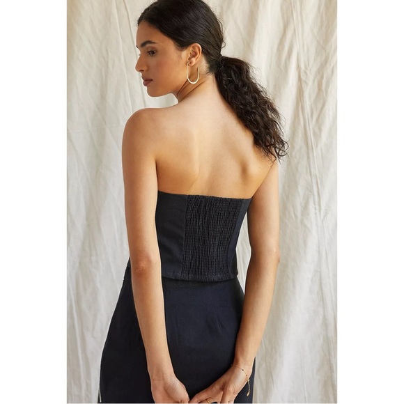 Anthropologie Maeve Embroidered Tube Top NWT Size 14 & 16W - Picture 3 of 16